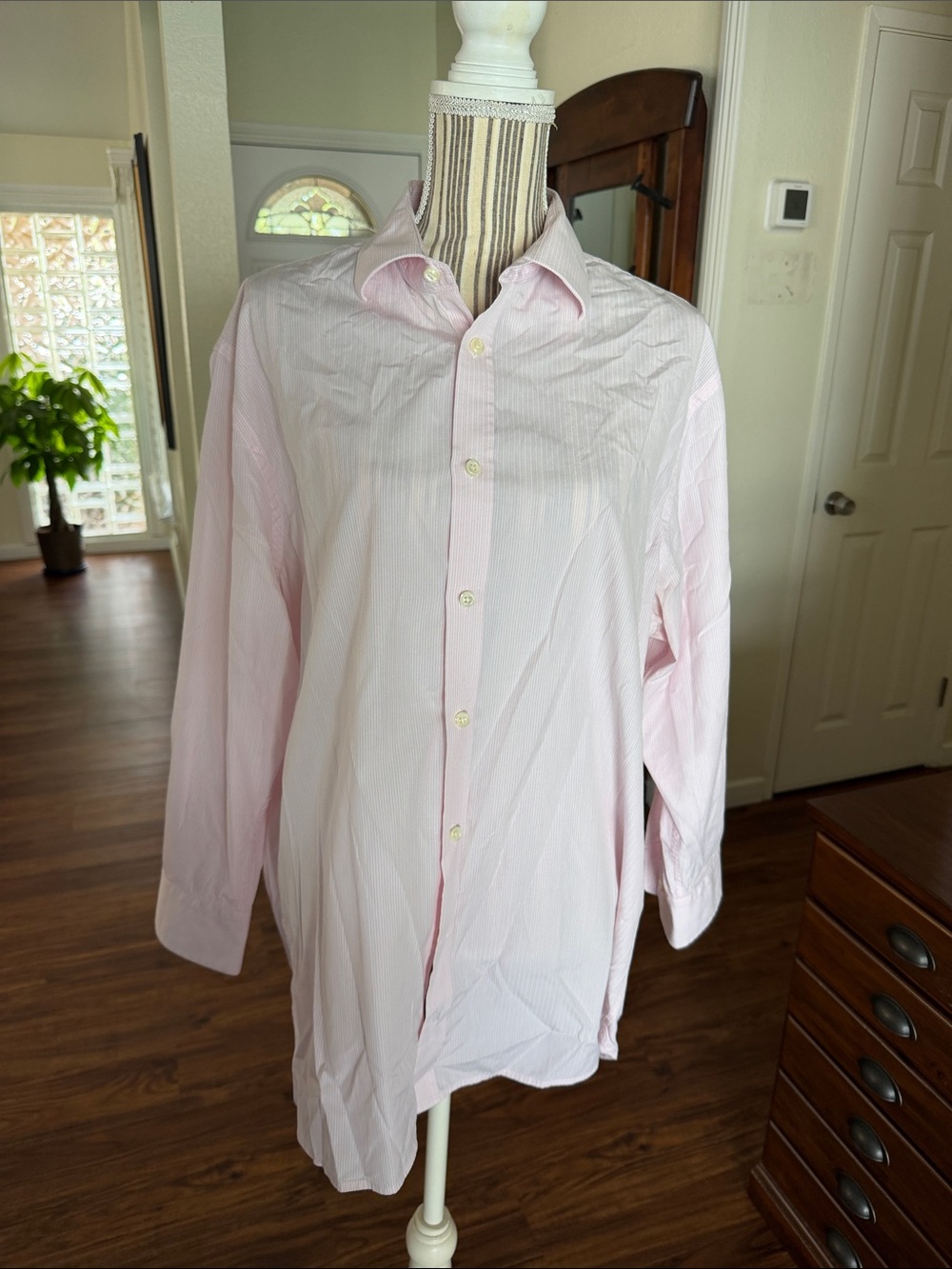 Hickey Freeman Men’s Light Pink Dress Shirt